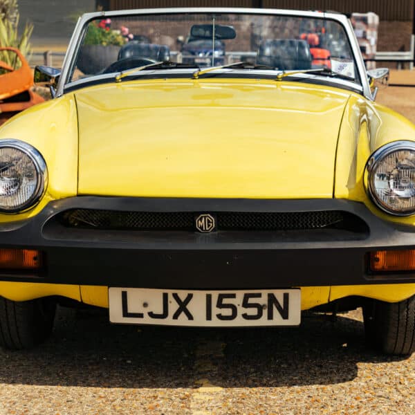 Yellow MG Midget 9