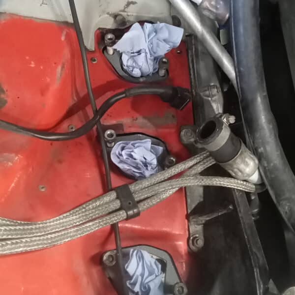 040826 1981 Porsche 911 Fuel Pressure Connector Regulator and Manifold Studs 11