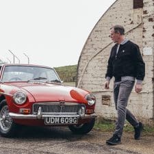 bridge classic cars x trojan records clothing ‘monkey’ jacket in black & white