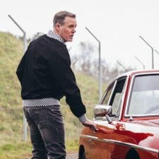 bridge classic cars x trojan records clothing ‘monkey’ jacket in black & white