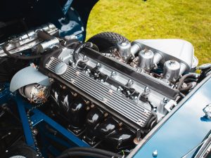 1968 Blue Jaguar E Type-11