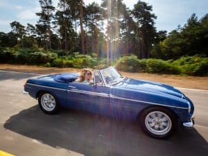 1970 MGC Roadster In Motion-3