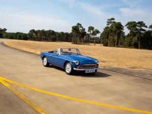 1970 MGC Roadster In Motion-4