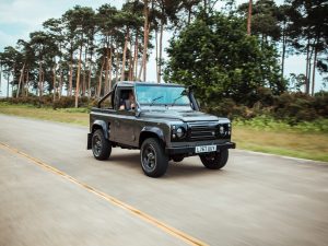 1993 Land Rover Defender 90 in motion-3