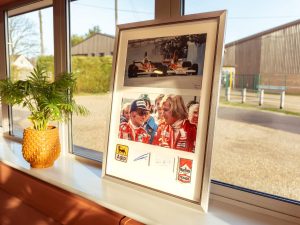 Niki Lauda and James Hunt_framed artwork_ (2)
